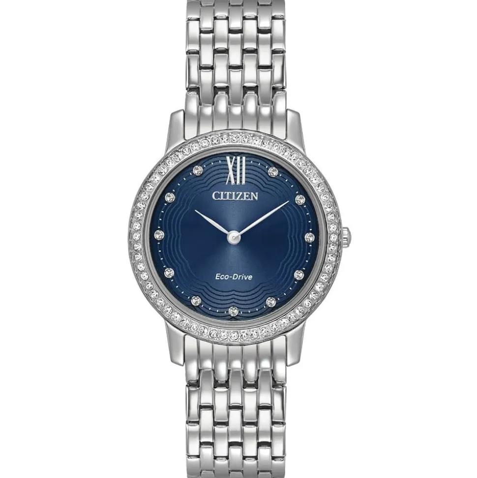 CITIZEN – Silhouette Crystal Steel Bracelet Watch EX1480-58L