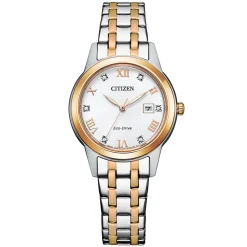 Citizen | Silhouette Crystal Two Tone Watch | FE1246-85A