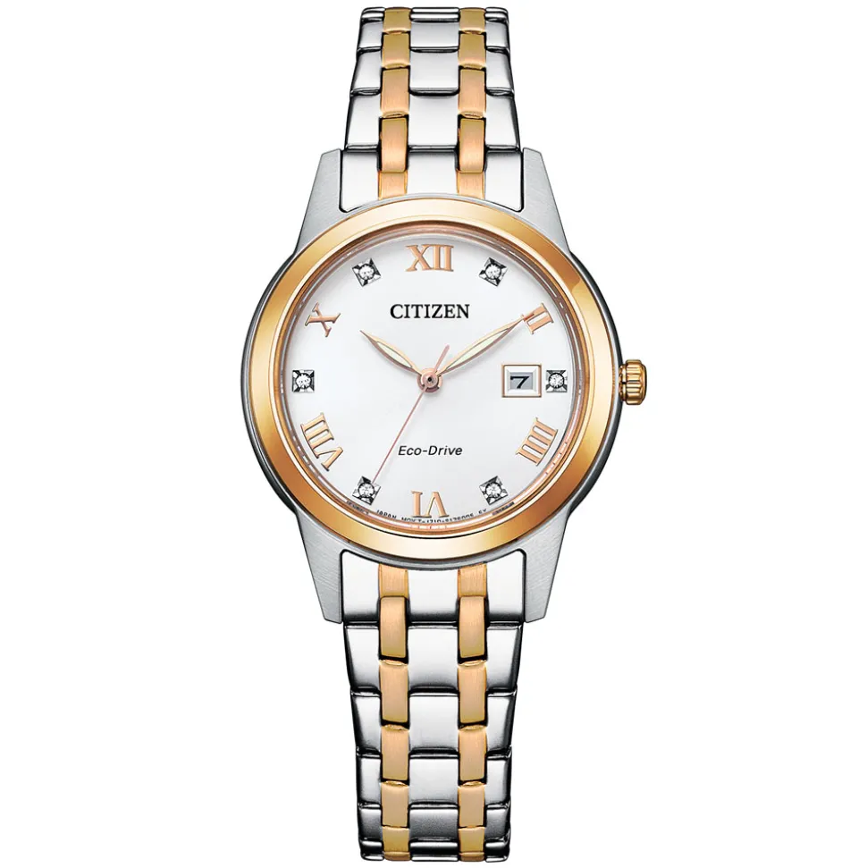 Citizen | Silhouette Crystal Two Tone Watch | FE1246-85A
