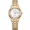Citizen | Silhouette Crystal Gold Tone Watch | FE1243-83A