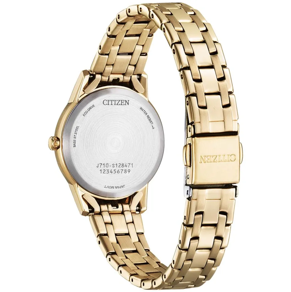 Citizen | Silhouette Crystal Gold Tone Watch | FE1243-83A