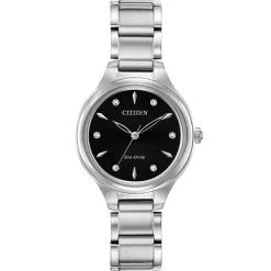 CITIZEN – Silhouette Diamond Steel Watch FE2100-51E