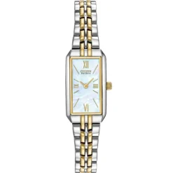 CITIZEN – Silhouette Two Tone Bracelet Watch EG2694-59D