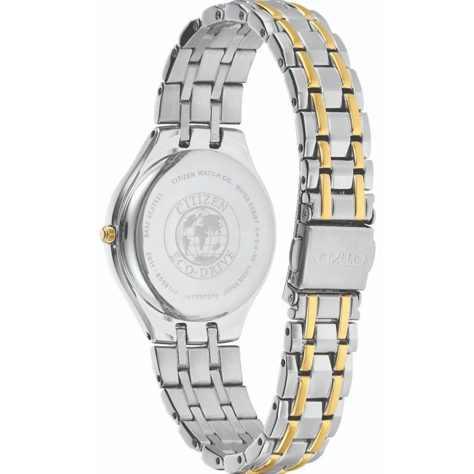 CITIZEN – Silhouette Two Tone Bracelet Watch EW2494-54A