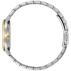 Citizen | Silver Patterned Dial Two Tone Watch | EM0506-77A