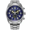 Citizen | Super Titanium Blue Dial Chronograph | AT2480-57L