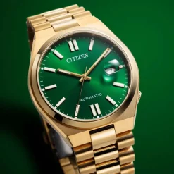 Citizen | Tsuyosa Automatic Green Dial Gold Plated | NJ0152-51X