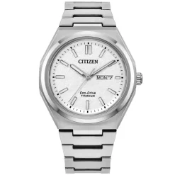 Citizen | Zenshin Eco-Drive Super Titanium White Dial | AW0130-85A