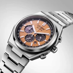 Citizen | Zenshin Super Titanium Chronograph Salmon Dial | CA4610-85Z