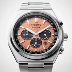 Citizen | Zenshin Super Titanium Chronograph Salmon Dial | CA4610-85Z