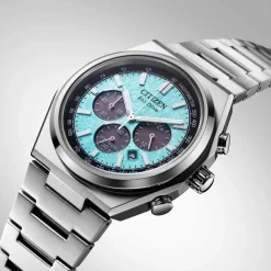 Citizen | Zenshin Super Titanium Chronograph Light Blue Dial | CA4610-85M