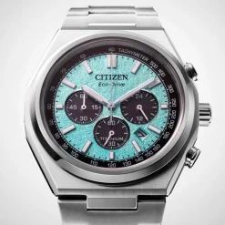 Citizen | Zenshin Super Titanium Chronograph Light Blue Dial | CA4610-85M
