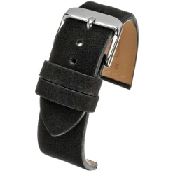 Dellow | Black Suede Watch Strap | WS100