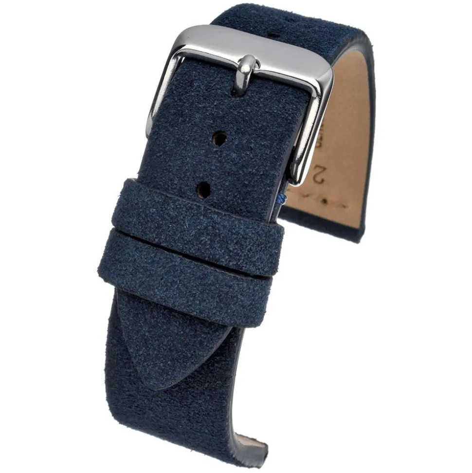 Dellow | Blue Suede Watch Strap | WS103