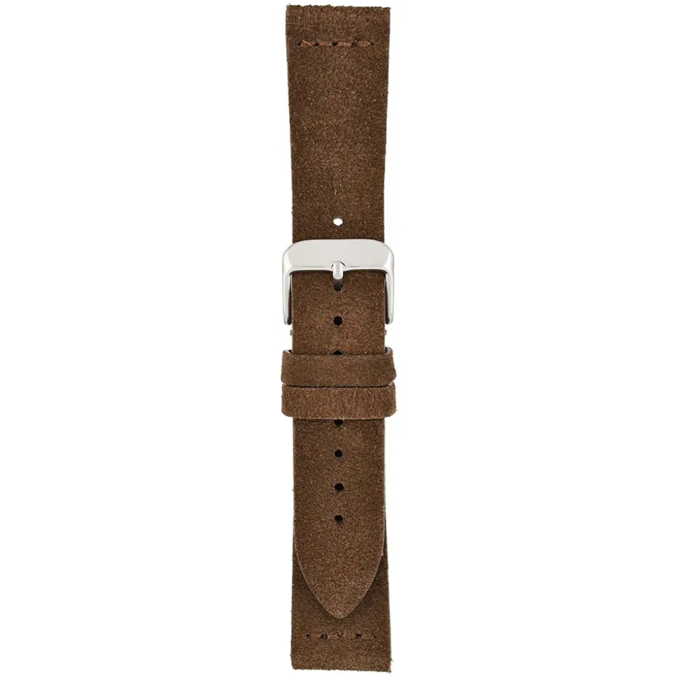 Dellow | Brown Suede Watch Strap | WS105