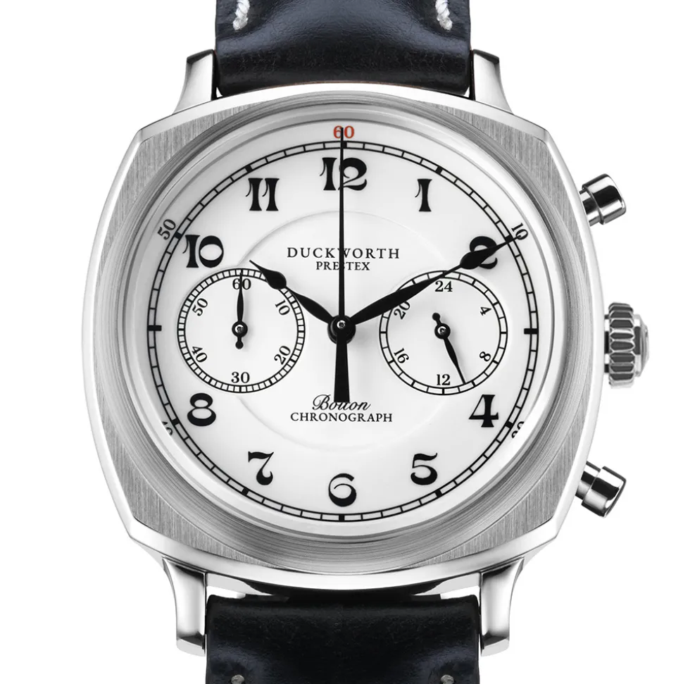 Duckworth Prestex | Bolton Chronograph Black Strap 39mm | D531-02A