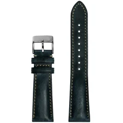 DUCKWORTH PRESTEX – Dark Blue Horween Leather Watch Strap 22mm DPDBLU22