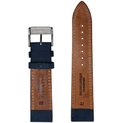 DUCKWORTH PRESTEX – Oceania Blue Suede Italian Leather Watch Strap 20mm DPOBS20