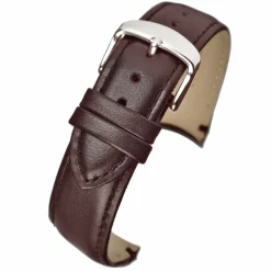 Dunn | Brown Leather Strap with Curved Ends | WCV105