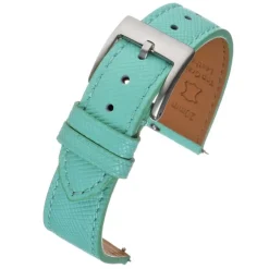 Eleganza | Aqua Saffiano Leather Strap | WV402