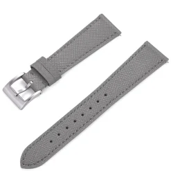 Eleganza | Grey Saffiano Leather Strap | WV408