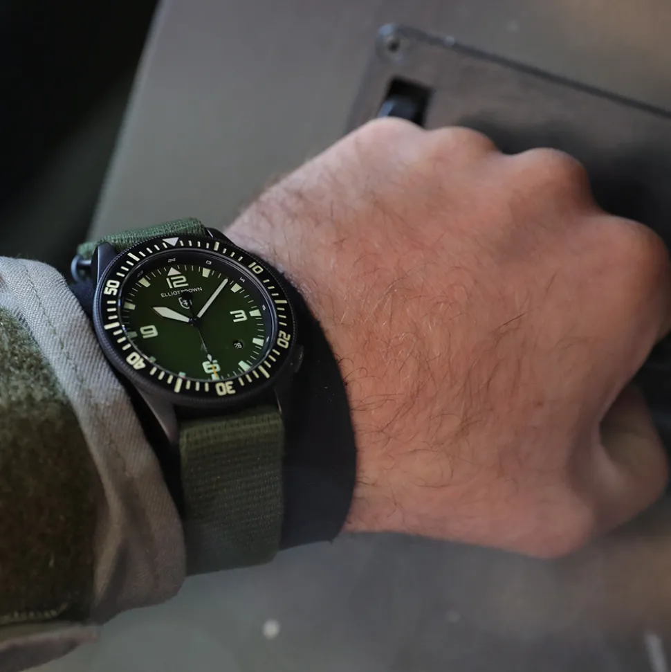 ELLIOT BROWN – Holton Green Dial Watch 101-002-N02
