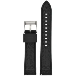 Endura | Black Sailcloth Rubber Hybrid Strap | WS203