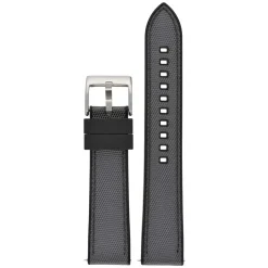 Endura | Grey and Black Sailcloth Rubber Hybrid Strap | WS201