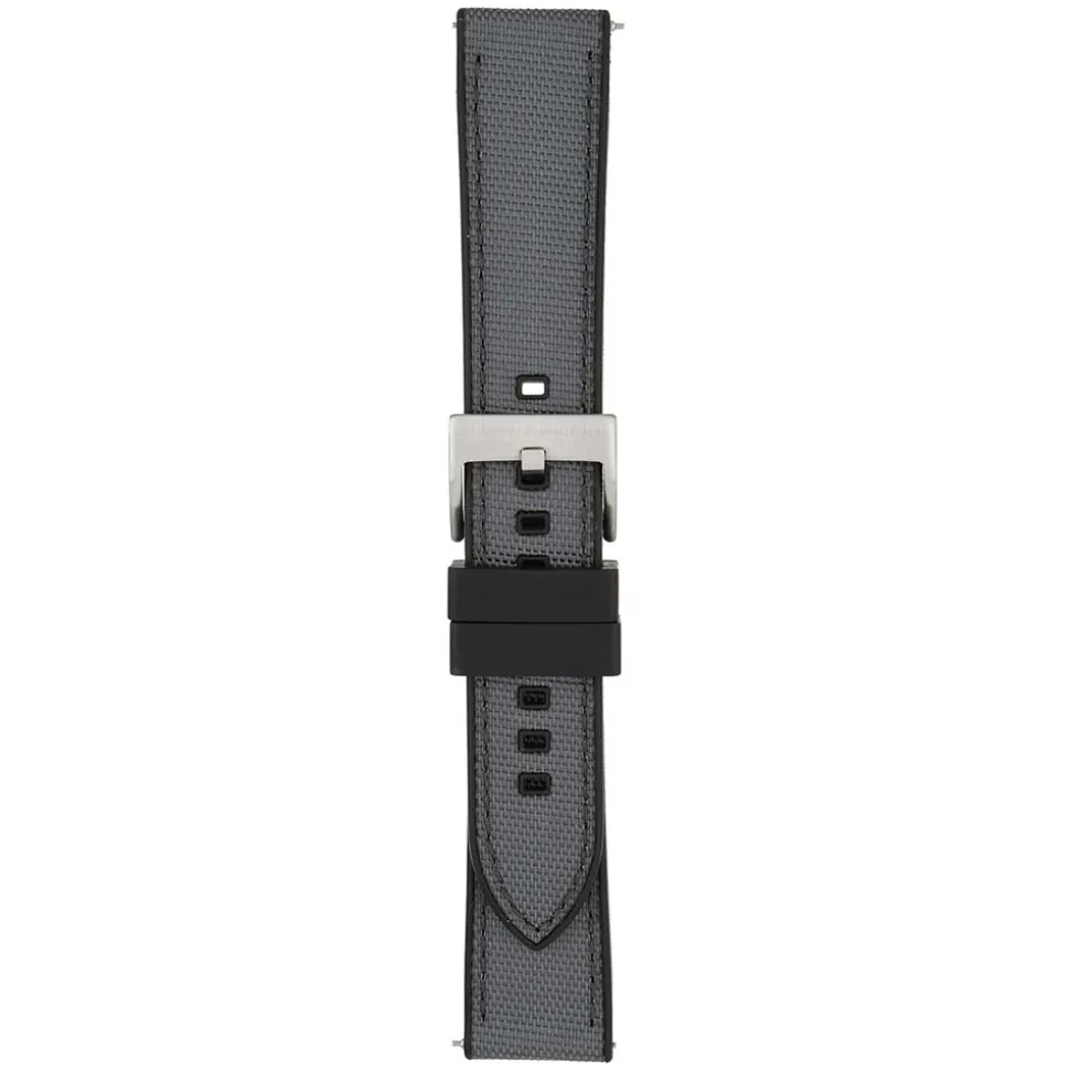 Endura | Grey and Black Sailcloth Rubber Hybrid Strap | WS201