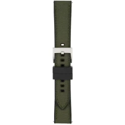 Endura | Khaki and Black Sailcloth Rubber Hybrid Strap | WS202