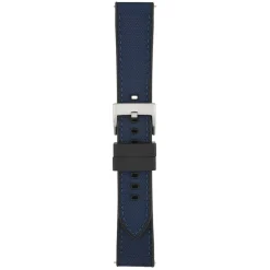 Endura | Navy and Black Sailcloth Rubber Hybrid Strap | WS204