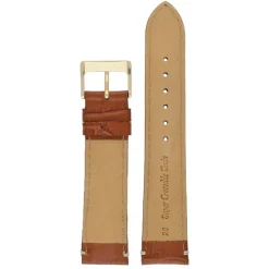 Farrell | Tan Padded Alligator Grain Strap | W1001P