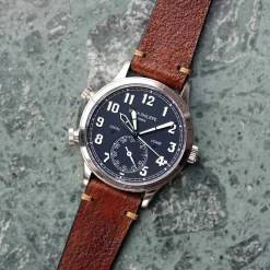 Farringdon | Handmade Two Stitch Vintage Cognac Strap | TS.VINT.COG