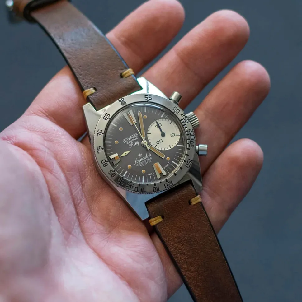 Farringdon | Handmade Two Stitch Vintage Cognac Strap | TS.VINT.COG