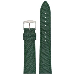 FIRENZE Green Italian Made Genuine Lizard Watch Strap W686