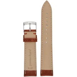 FIRENZE Tan Italian Made Genuine Lizard Watch Strap W681