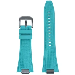 Flex | Aqua Blue Tissot PRX40 Style FKM Rubber Watch Strap | PRX103