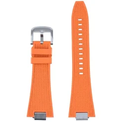 Flex | Orange Tissot PRX40 Style FKM Rubber Watch Strap | PRX107