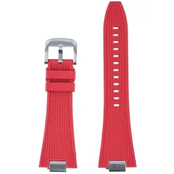 Flex | Red Tissot PRX40 Style FKM Rubber Watch Strap | PRX106
