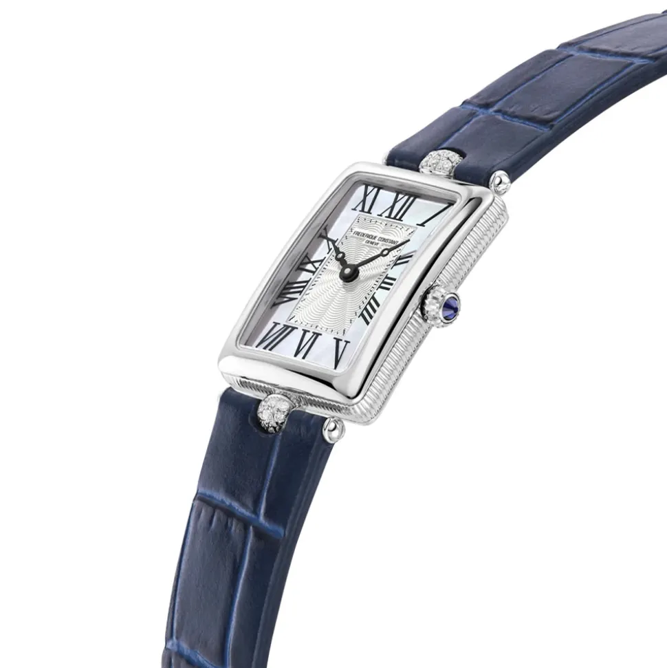 Frederique Constant | Art Déco Careé Blue Strap | FC-200MPW2AC2D6