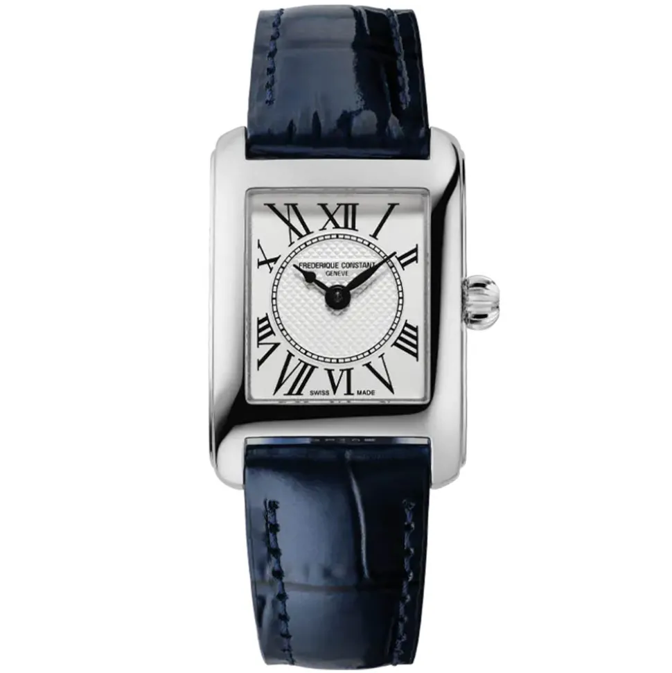 FREDERIQUE CONSTANT – Carrée Leather Strap Watch FC-200MC16
