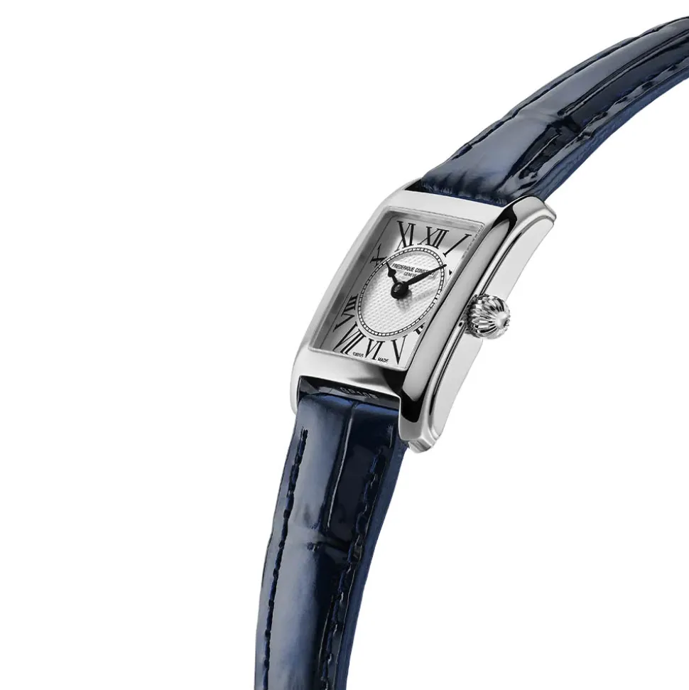 FREDERIQUE CONSTANT – Carrée Leather Strap Watch FC-200MC16