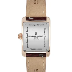 FREDERIQUE CONSTANT – Carrée Leather Strap Watch FC-200MC14