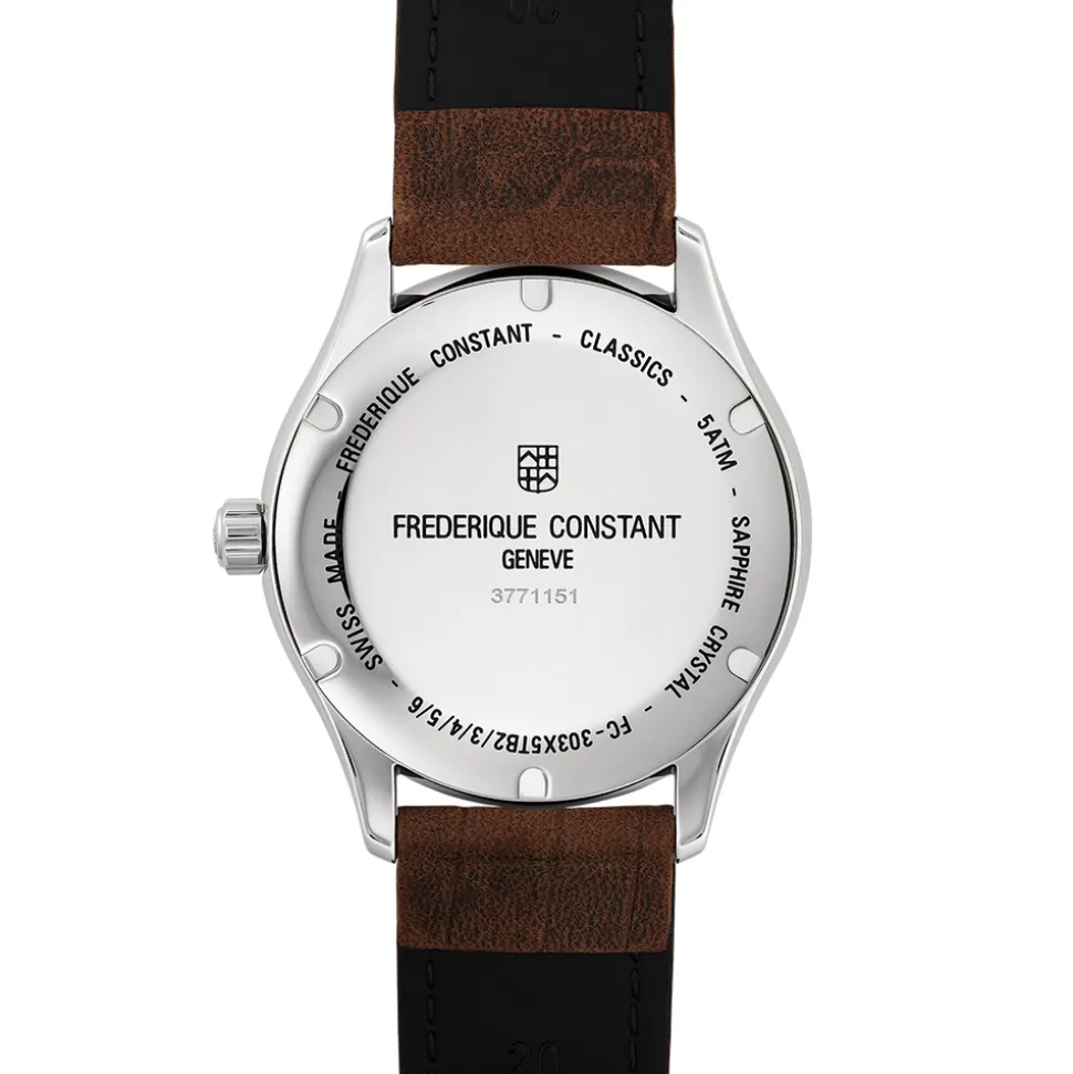 FREDERIQUE CONSTANT – Classics Index Automatic Silver Dial Watch FC-303NS5B6