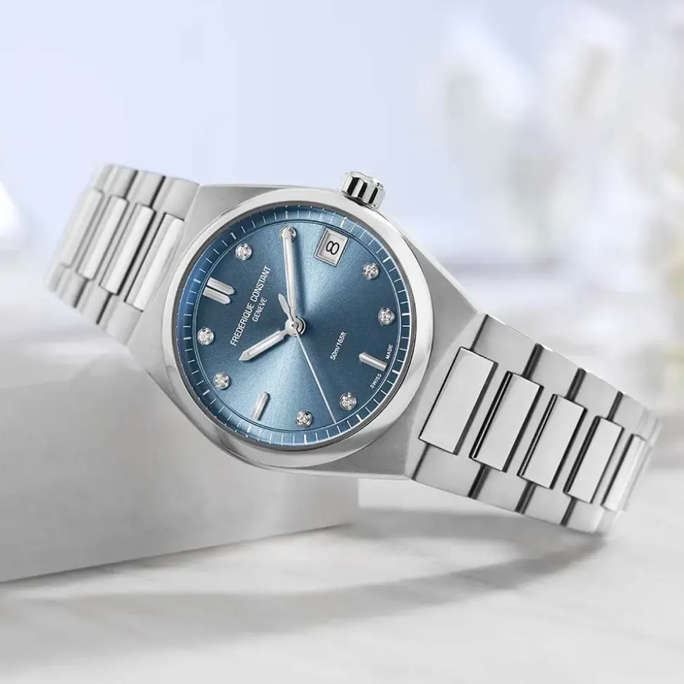 Frederique Constant | Highlife Blue Diamond Dial | FC-240LND2NH6B