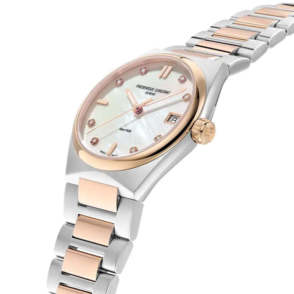 Frederique Constant | Highlife Two Tone MOP Diamond Dial | FC-240MPWD2NH2B