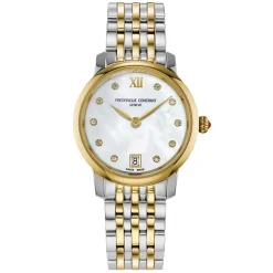 Frederique Constant | Slimline Two Tone Diamond Dial | FC-220MPWD1S23B