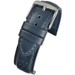 Goodwood | Blue Perforated Leather Strap | WH823