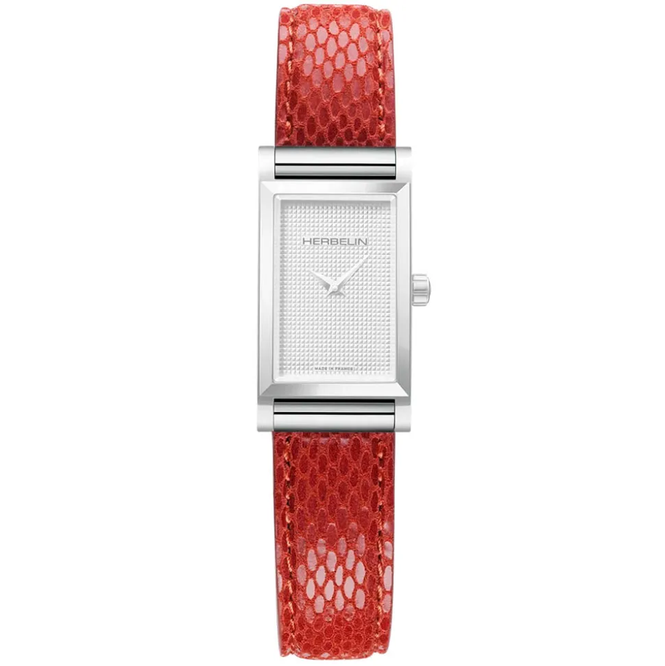 Herbelin | Antarès Strap Salmon Viper Grain Leather | BRAC17048A115