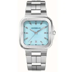 Herbelin | Cap Camarat Arctic Blue Dial Square Watch | 12246B25